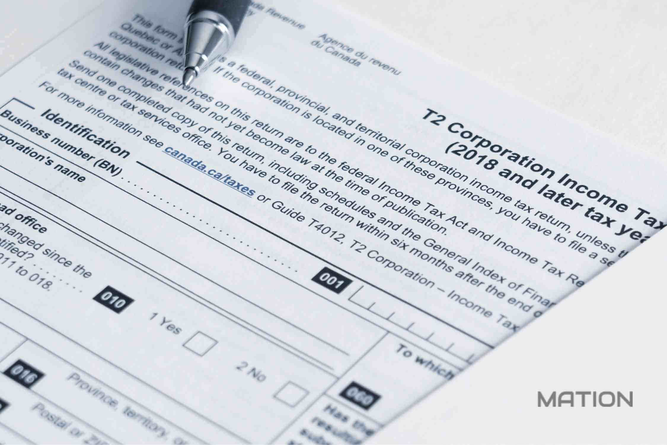 Mation asesoria impuesto sobre sociedades